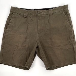 Tabuk Men’s Shorts Khaki Brown‎ Cotton Chino Hiking 36